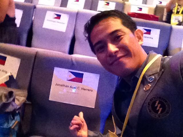 Photo with me and a seat reserved for me in USANA Asia Pacific Convention