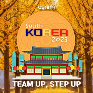 Starting your USANA business allows you to participate in the company's travel program named Team UP Step UP in South Korea.